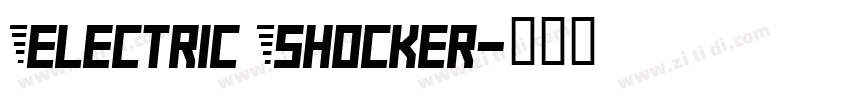 Electric Shocker字体转换